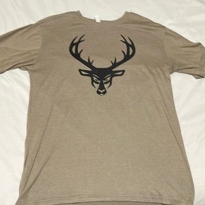 Tan bucked up shirt